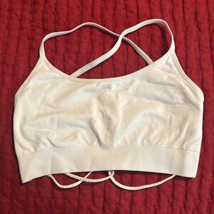 NVGTN White Sports Bra